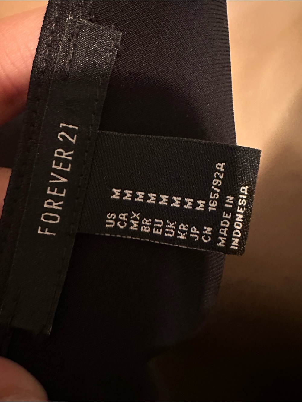 Forever 21 Black Faux Leather Midi Slip Dress - Picture 5 of 5